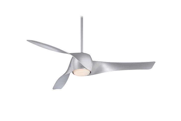 Abanico de techo de lujo Minka Aire | Artemis F803L-SL